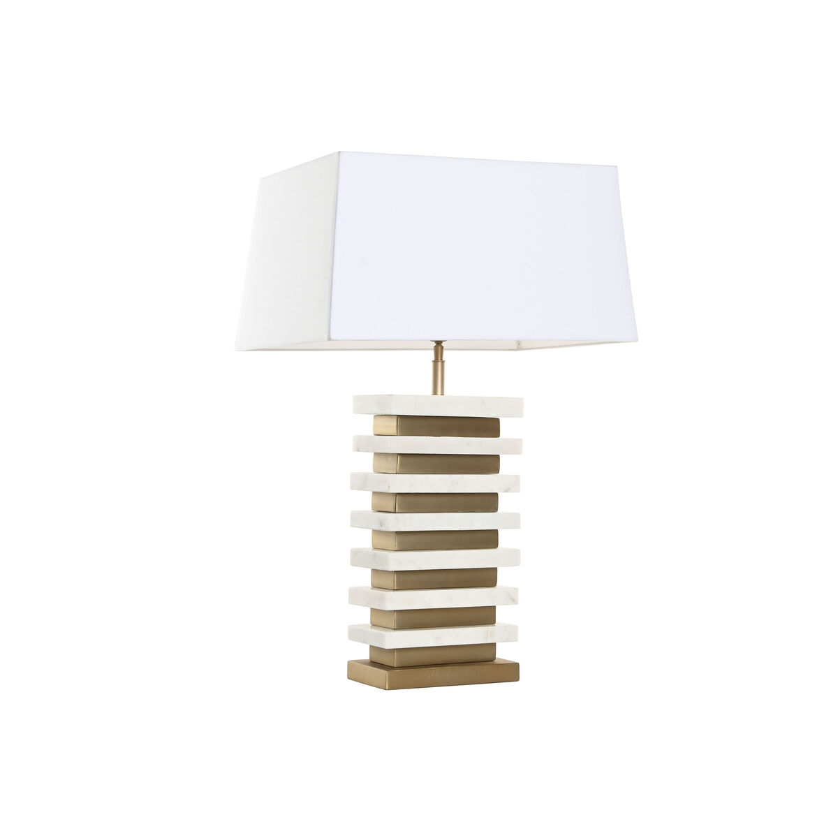 Desk lamp Home ESPRIT White Golden 50 W 220 V