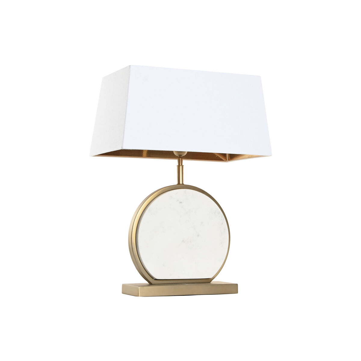 Desk lamp Home ESPRIT White Golden 50 W 220 V