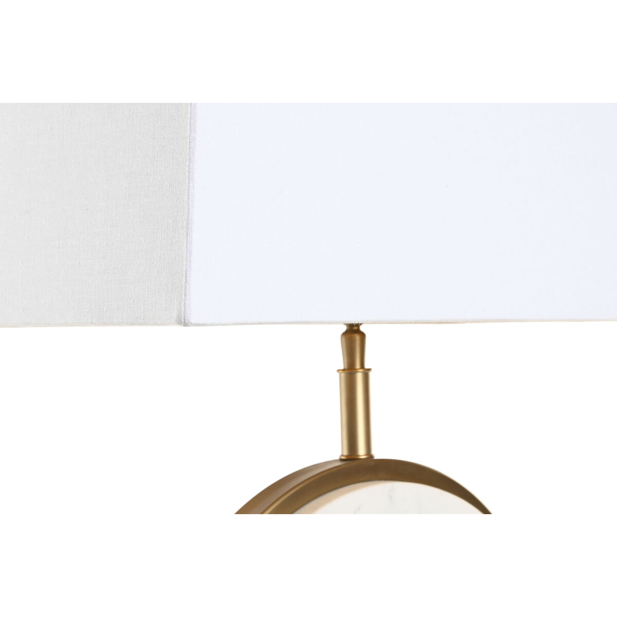 Desk lamp Home ESPRIT White Golden 50 W 220 V