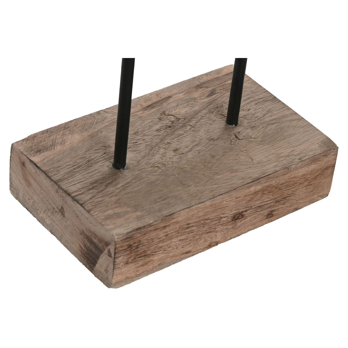 Decorative Figure Home ESPRIT Brown Silver Natural 19 x 9 x 28 cm (2 Units)