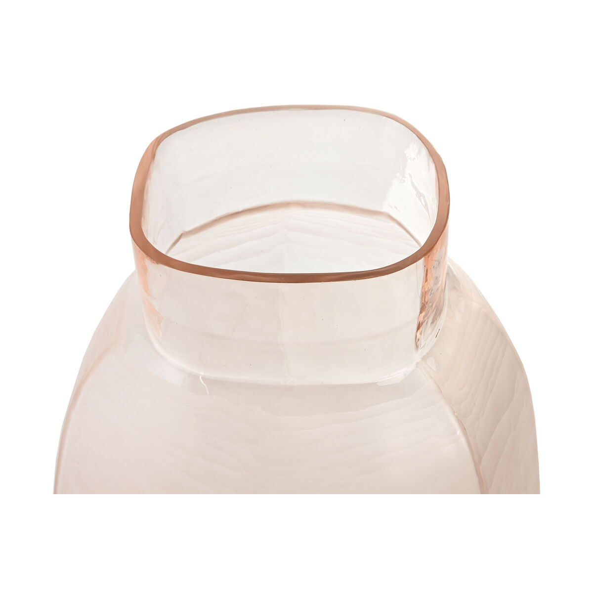 Vase Home ESPRIT Pink Crystal Modern 23 x 23 x 44 cm