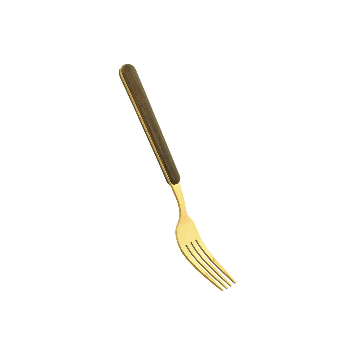 Cutlery Home ESPRIT Brown Golden Stainless steel ABS 17 x 7 x 24 cm 20 Pieces