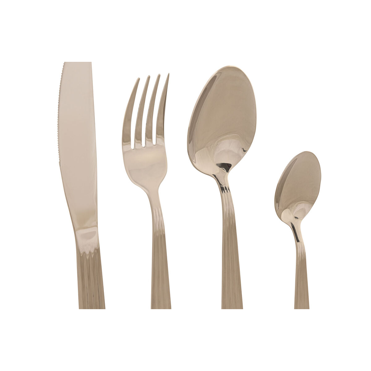 Cutlery Home ESPRIT Silver Stainless steel 15 x 7 x 24 cm 16 Pieces