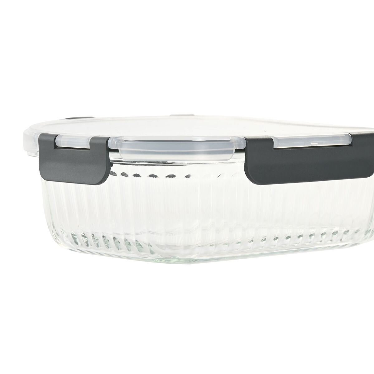 Lunch box Home ESPRIT Transparent polypropylene Borosilicate Glass 1 L