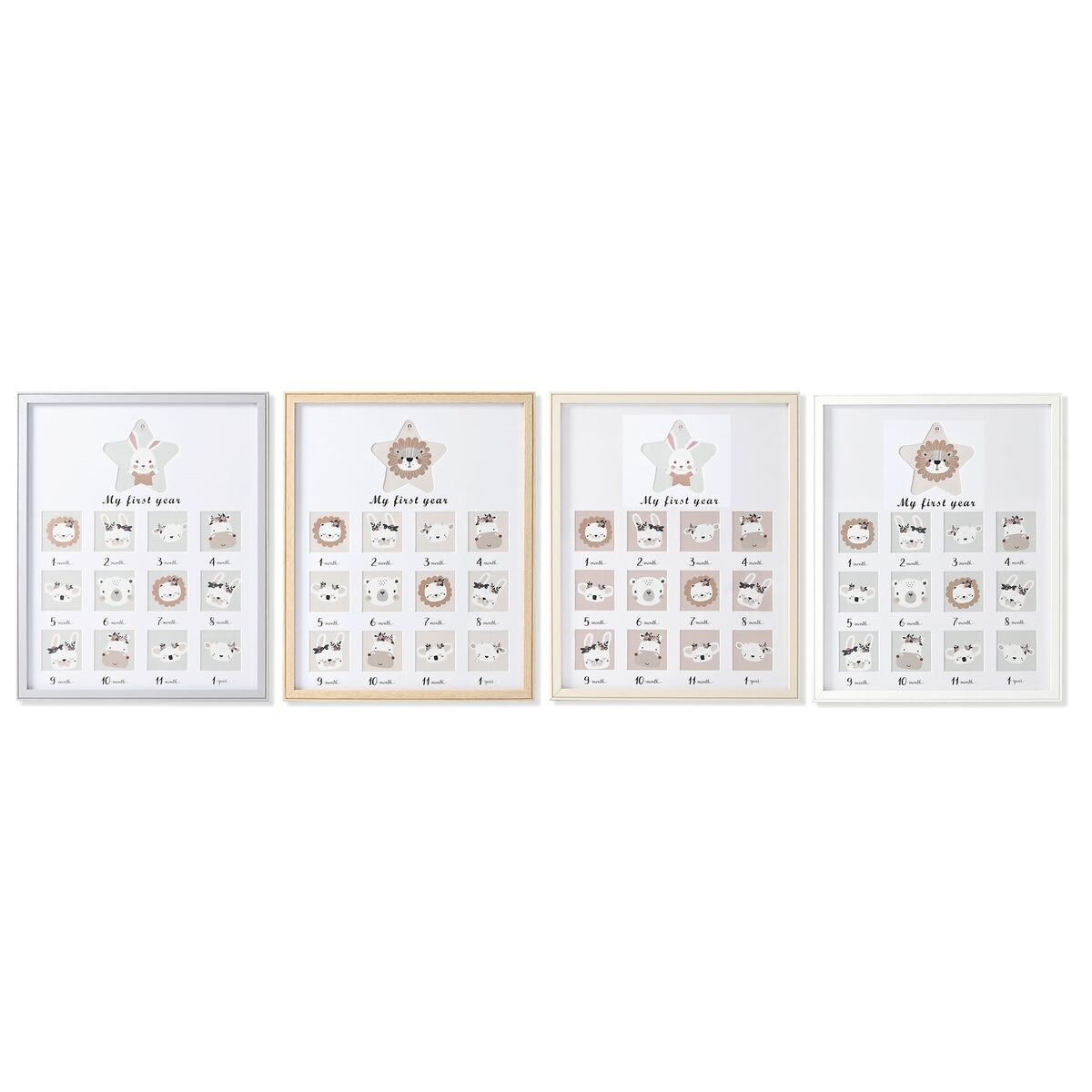Photo frame Home ESPRIT Crystal MDF Wood 40,5 x 2 x 49,5 cm (4 Units) Photo frame Home ESPRIT Crystal MDF Wood 40,5 x 2 x 49,5 cm (4 Units)