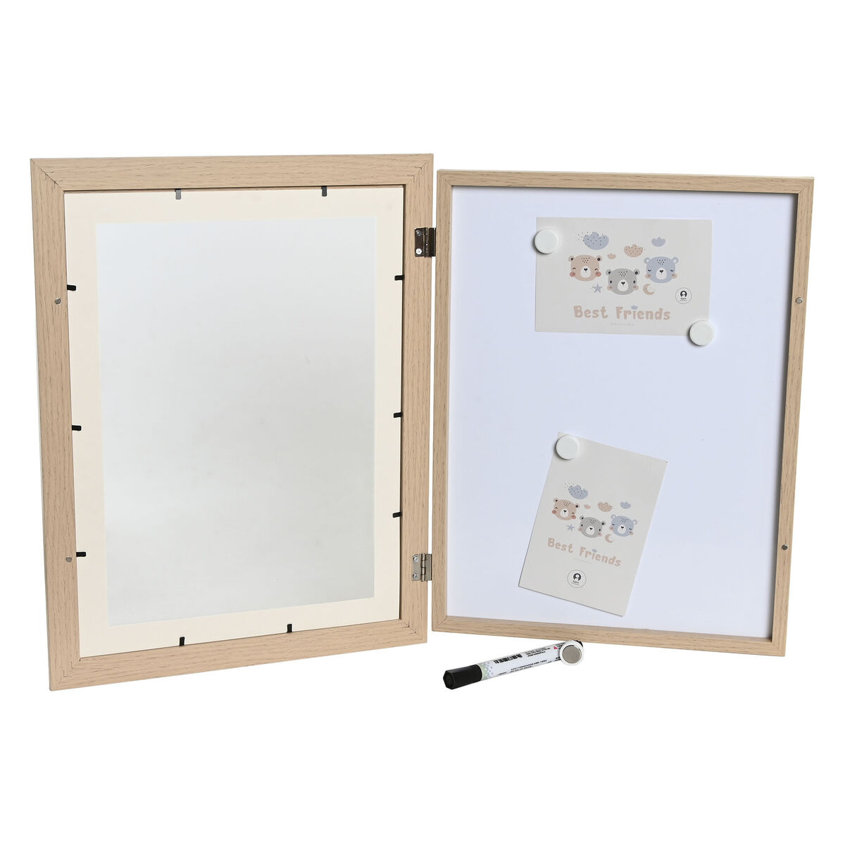 Painting Home ESPRIT White Natural 34 x 3 x 44 cm