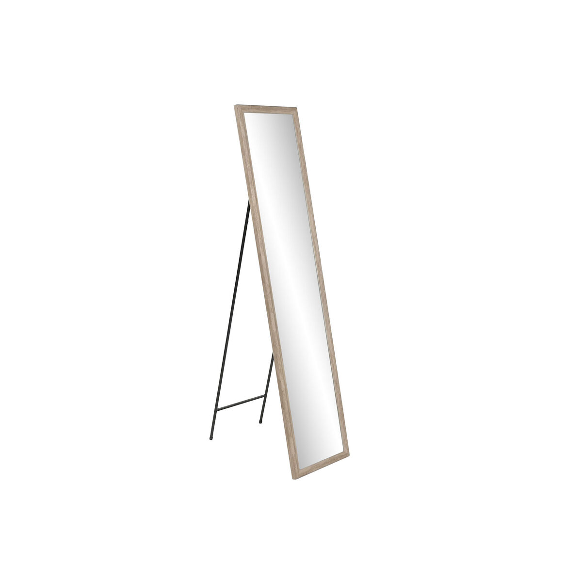 Dressing Mirror Home ESPRIT Brown Beige Grey Crystal polystyrene 35,5 x 40 x 156 cm (4 Units)