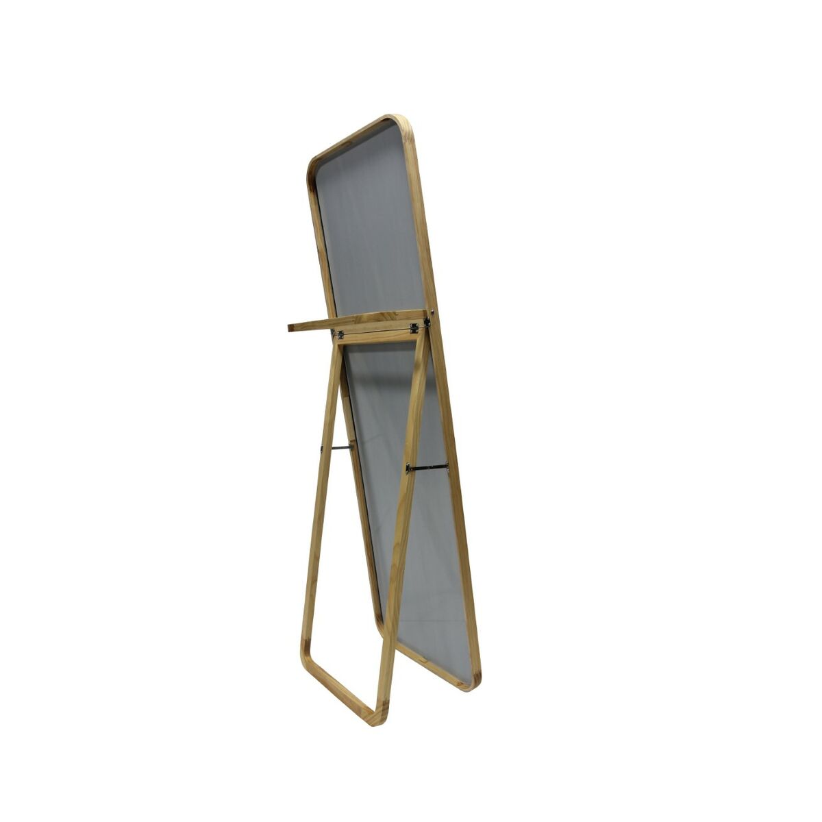 Dressing Mirror Home ESPRIT Natural Crystal Pinewood 52 x 40 x 167 cm