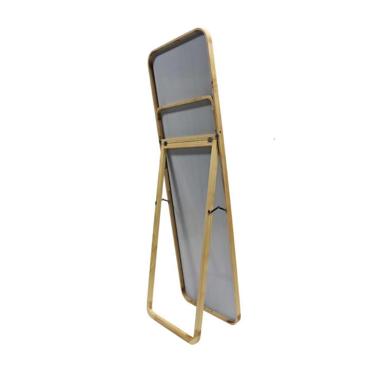 Dressing Mirror Home ESPRIT Natural Crystal Pinewood 52 x 40 x 167 cm