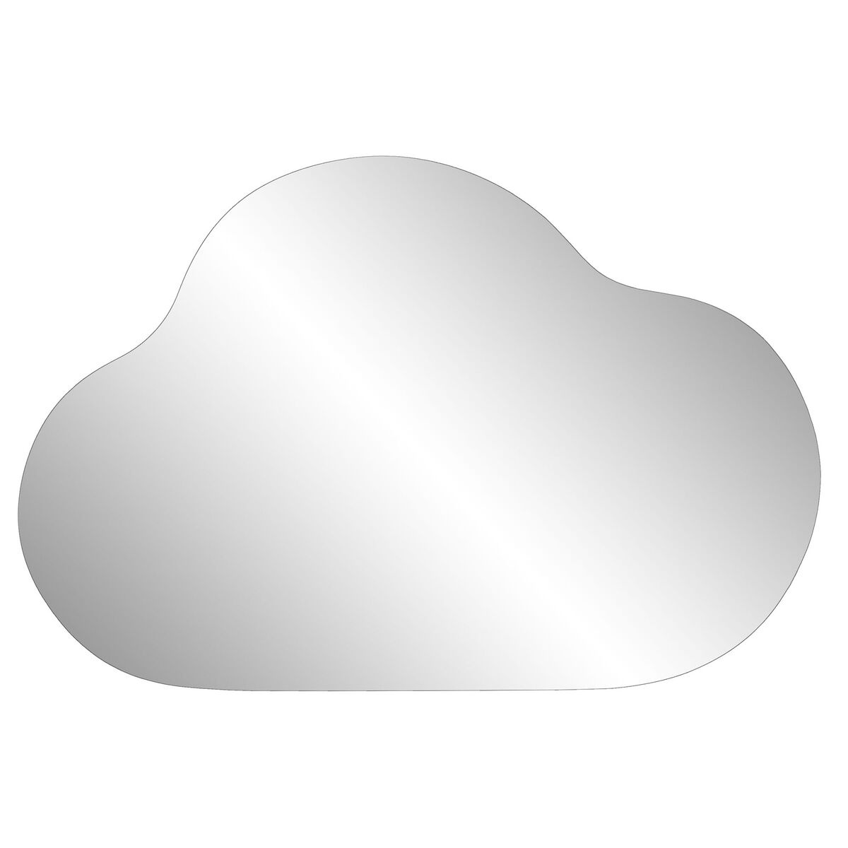 Wall mirror Home ESPRIT Silver Clouds 60 x 2 x 40 cm Wall mirror Home ESPRIT Silver Clouds 60 x 2 x 40 cm