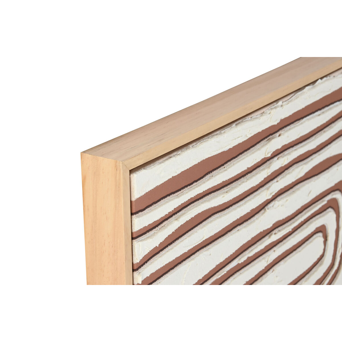 Painting Home ESPRIT Beige Terracotta Abstract 83 x 4,3 x 123 cm (2 Units)