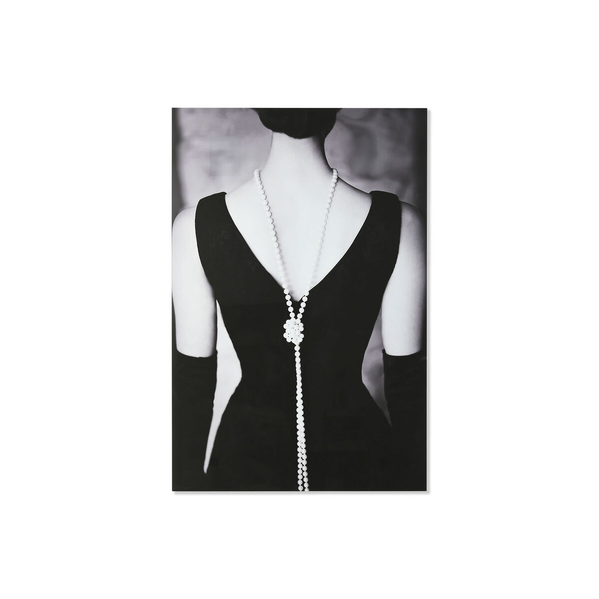 Painting Home ESPRIT Black Grey Printed 100 x 0,4 x 150 cm