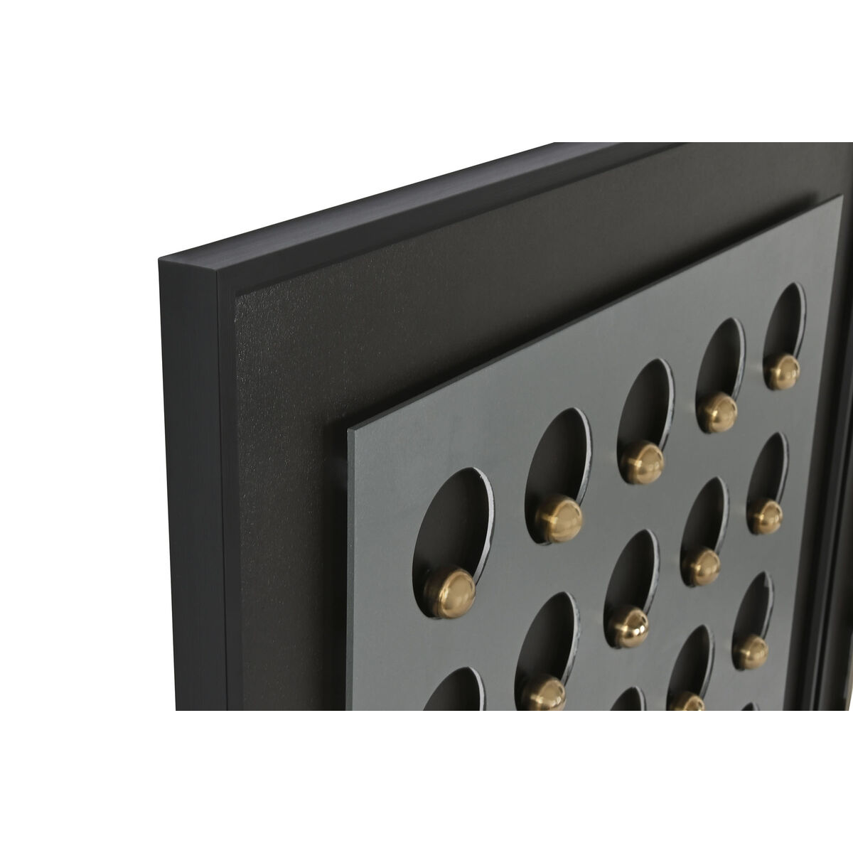 Painting Home ESPRIT White Black Golden Modern 90 x 3,5 x 120 cm (2 Units)