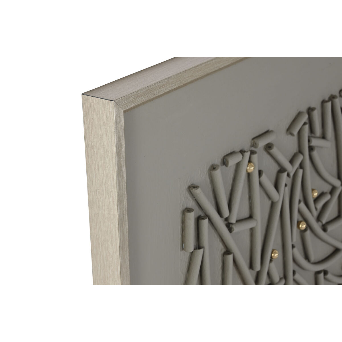 Painting Home ESPRIT White Beige Golden Modern Urban 90 x 3,5 x 120 cm (2 Units)