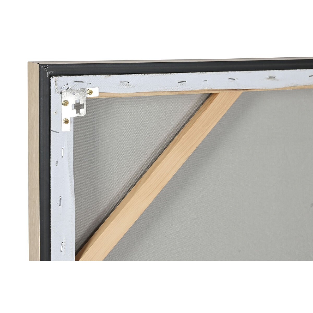 Painting Home ESPRIT White Beige Golden Modern Urban 90 x 3,5 x 120 cm (2 Units)