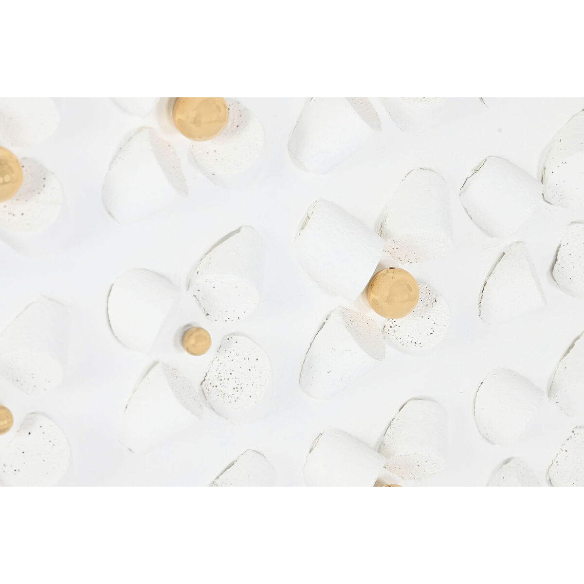 Painting Home ESPRIT White Black Abstract Modern 100 x 3,5 x 100 cm (2 Units)