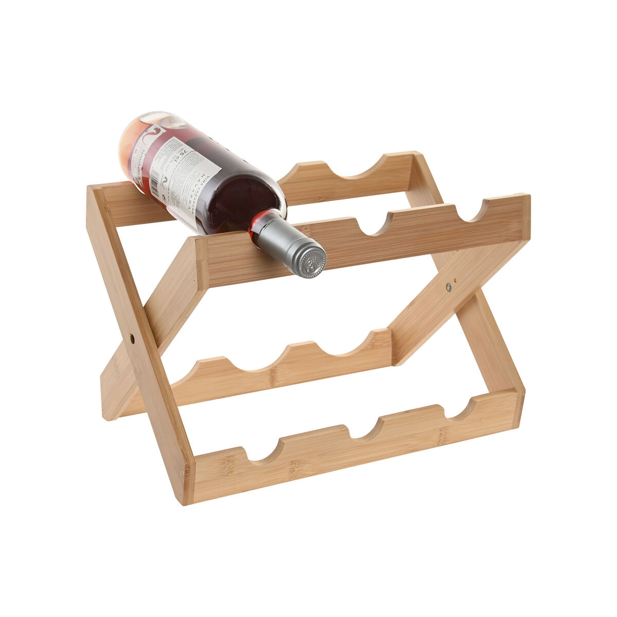 Bottle rack Home ESPRIT Natural 35,5 x 20 x 29,5 cm