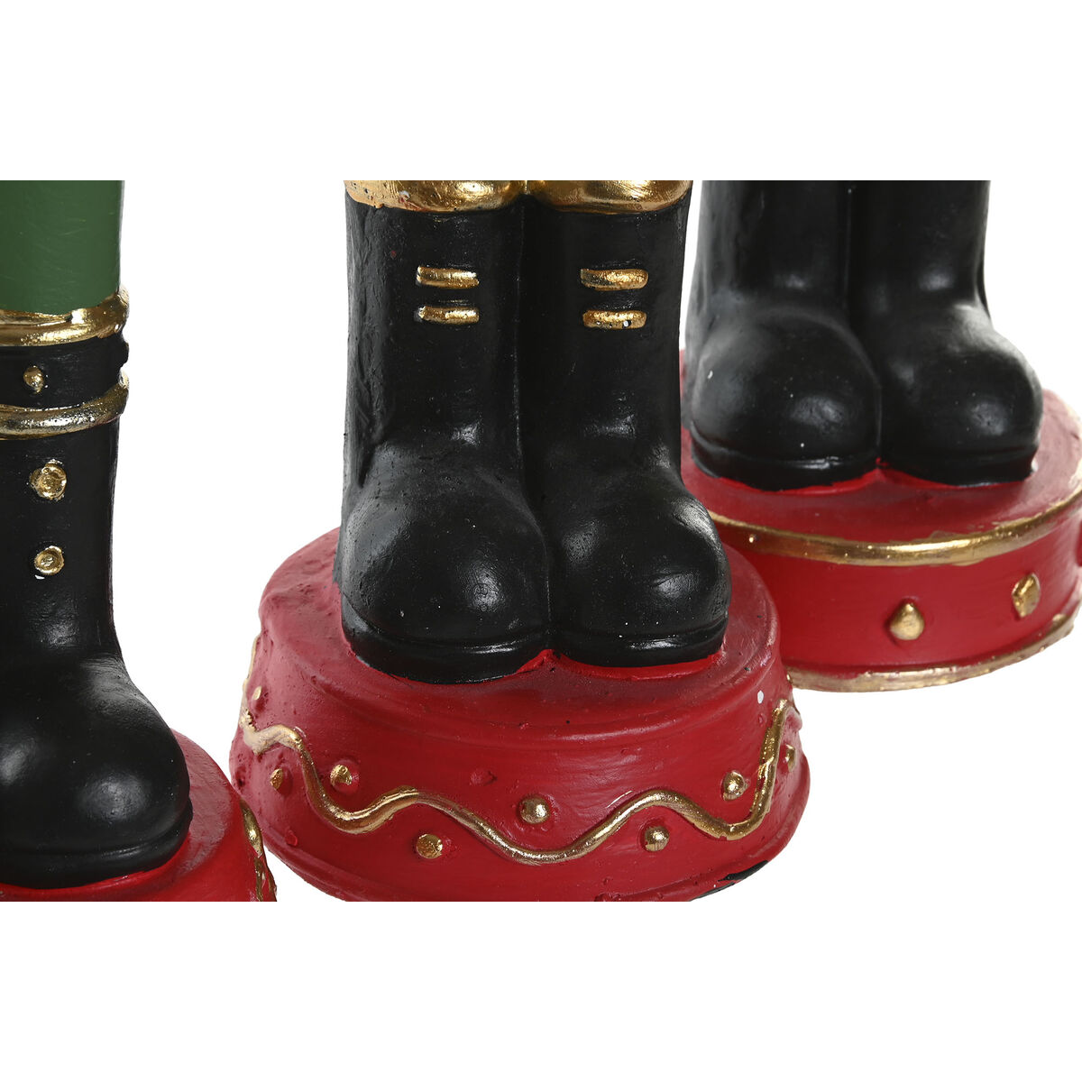 Christmas bauble Home ESPRIT Multicolour Nutcracker 14 x 13 x 48 cm (3 Units)