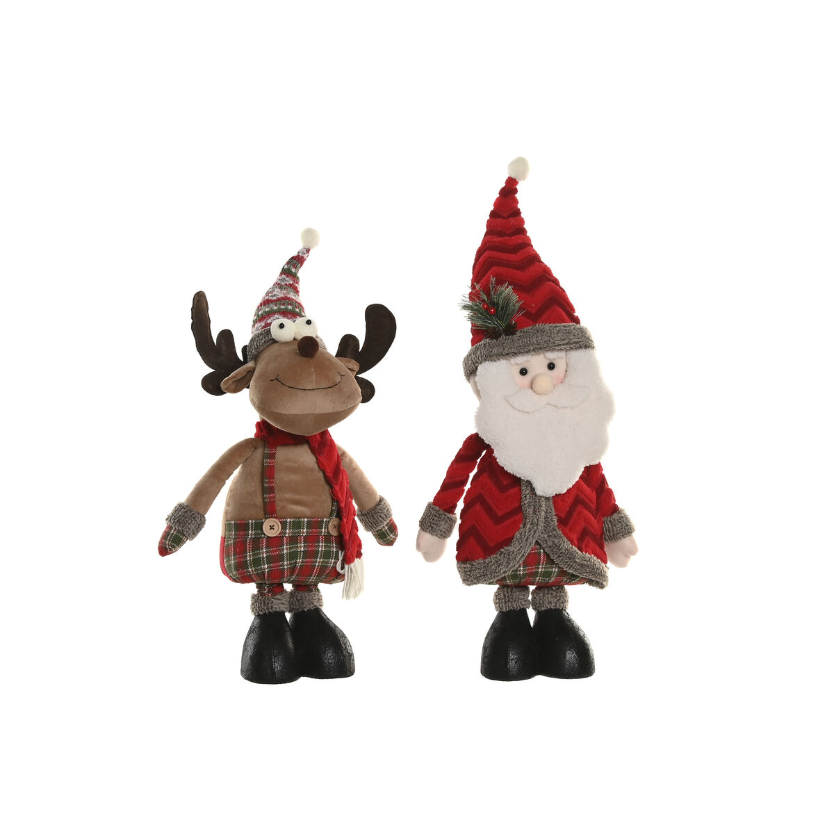 Christmas bauble Home ESPRIT Red Green 30 X 21 X 54 CM (2 Units)