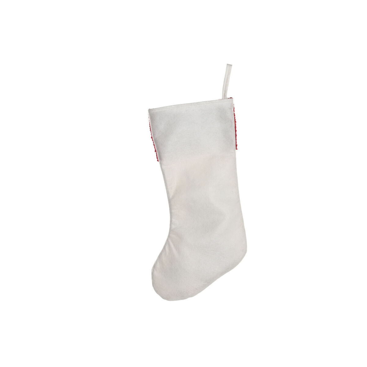 Christmas Stocking Home ESPRIT Red Cream 25 x 2 x 50 cm