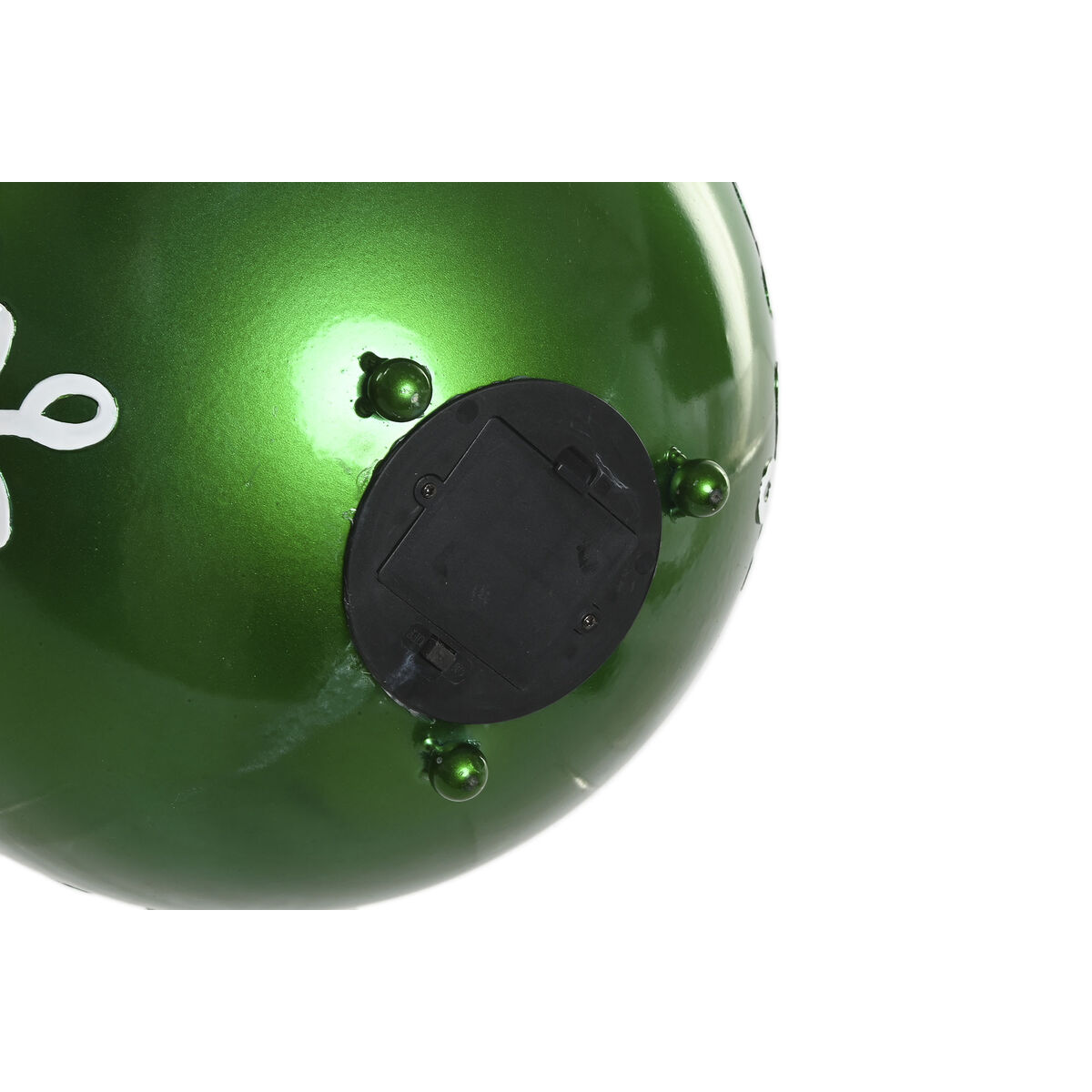 Christmas Baubles Home ESPRIT Red Green Metal LED (2 Units)