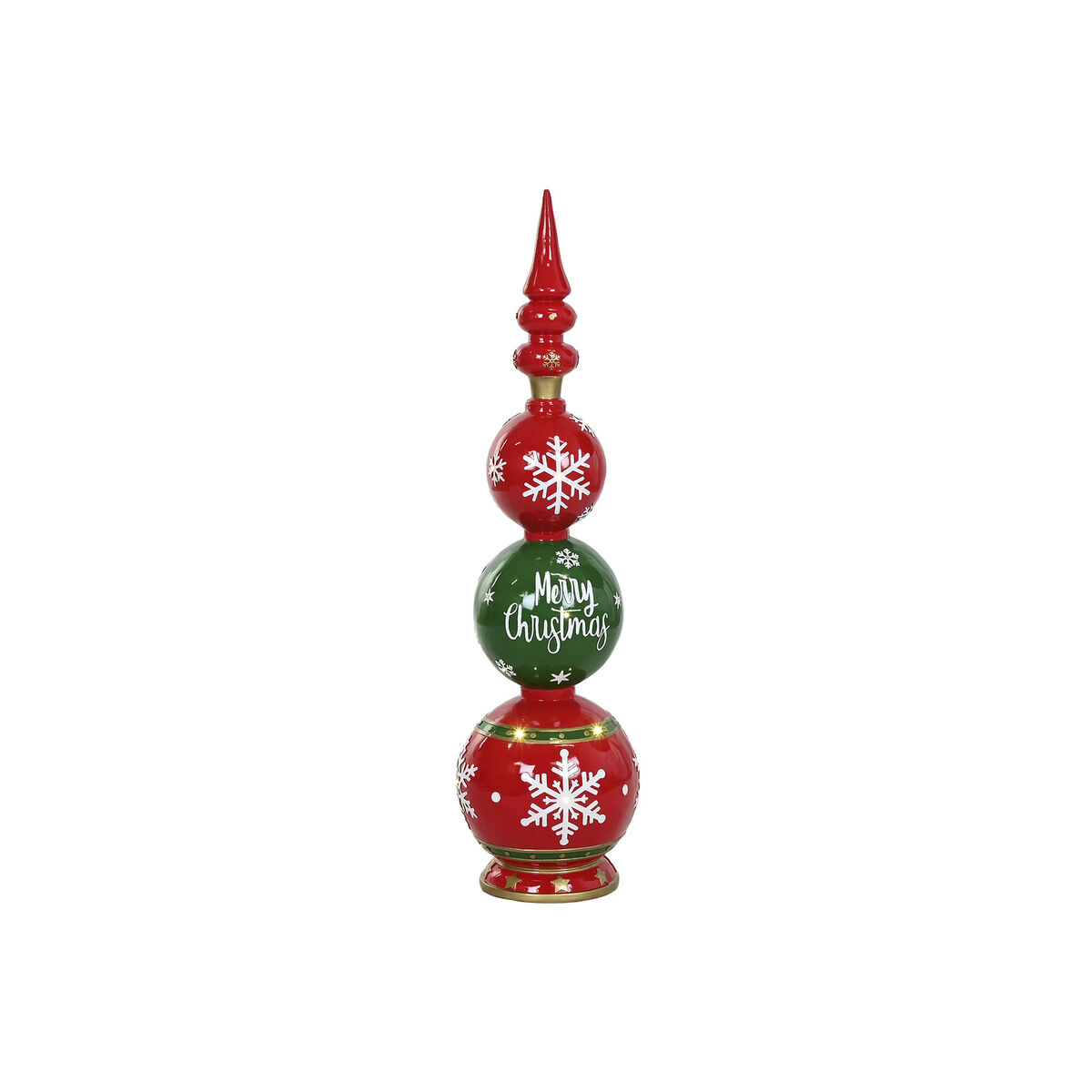 Christmas bauble Home ESPRIT Red Green