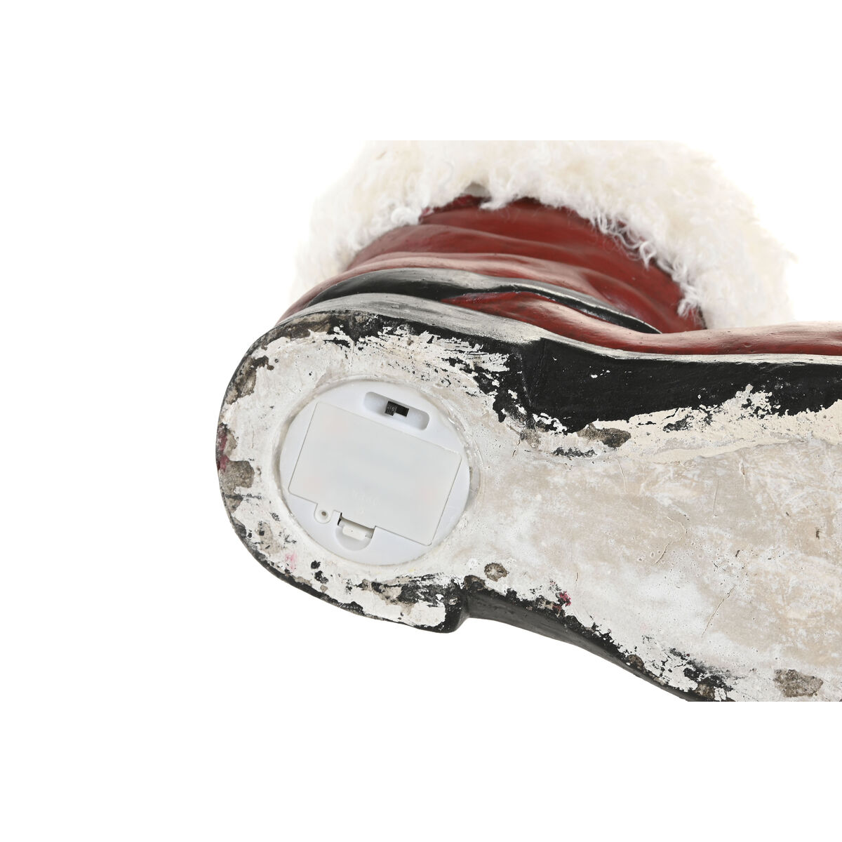 Christmas bauble Home ESPRIT White Red Green Golden Boot 29 X 16,5 X 33,5 CM
