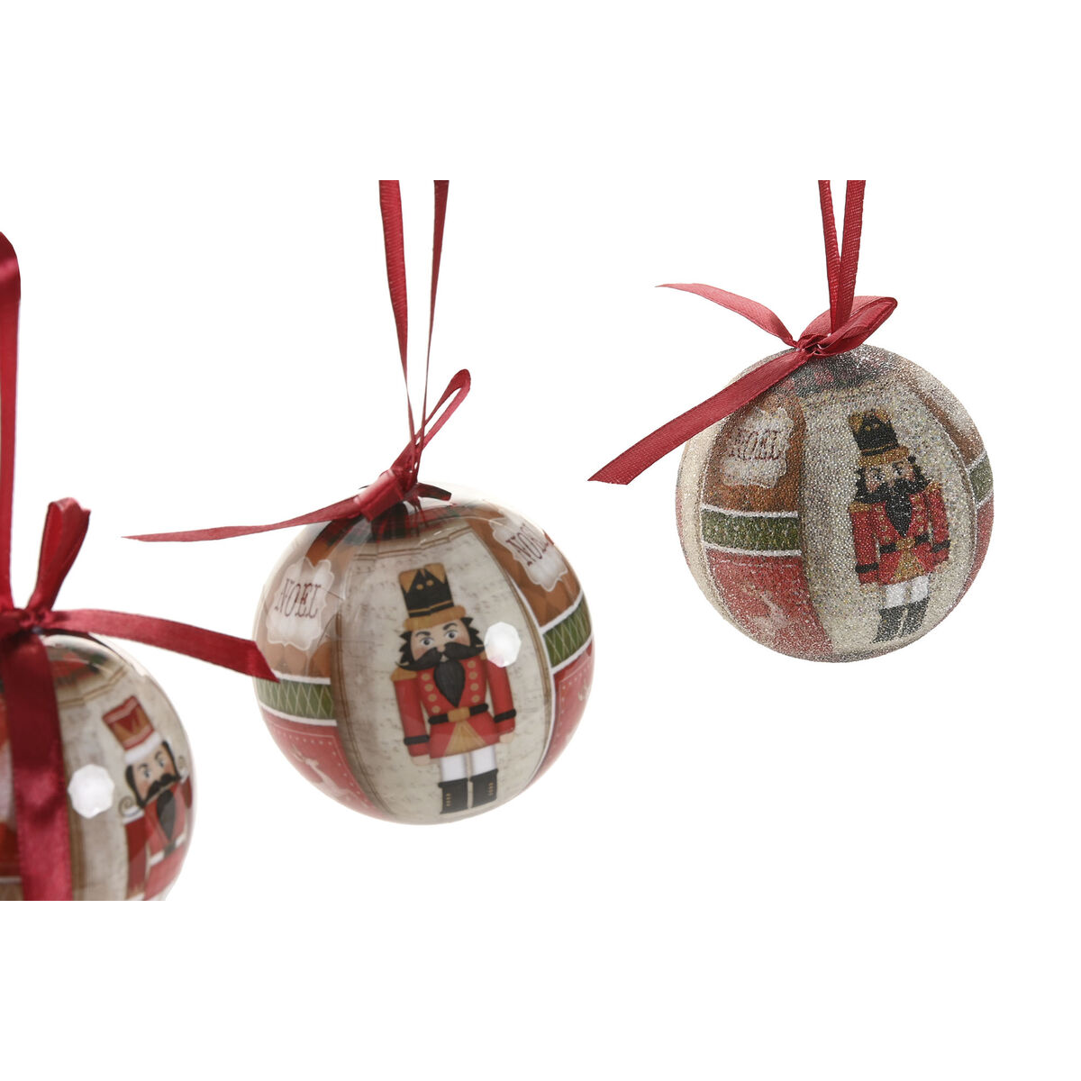 Christmas Bauble Home ESPRIT Multicolour PVC (14 Pieces)