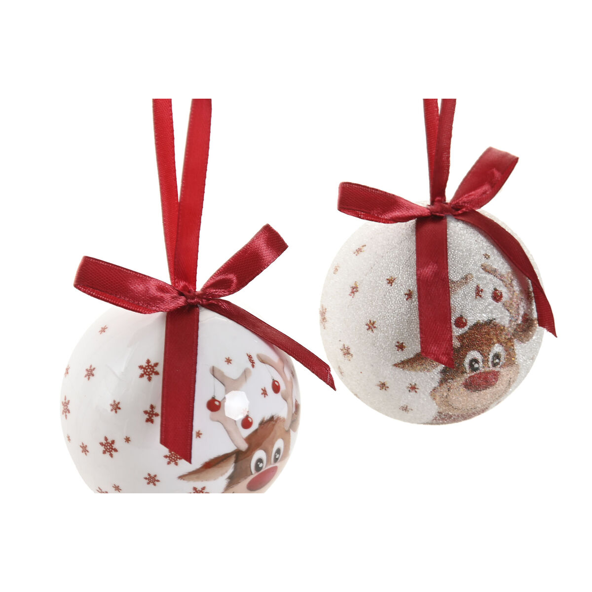 Christmas Bauble Home ESPRIT Multicolour PVC (14 Pieces)