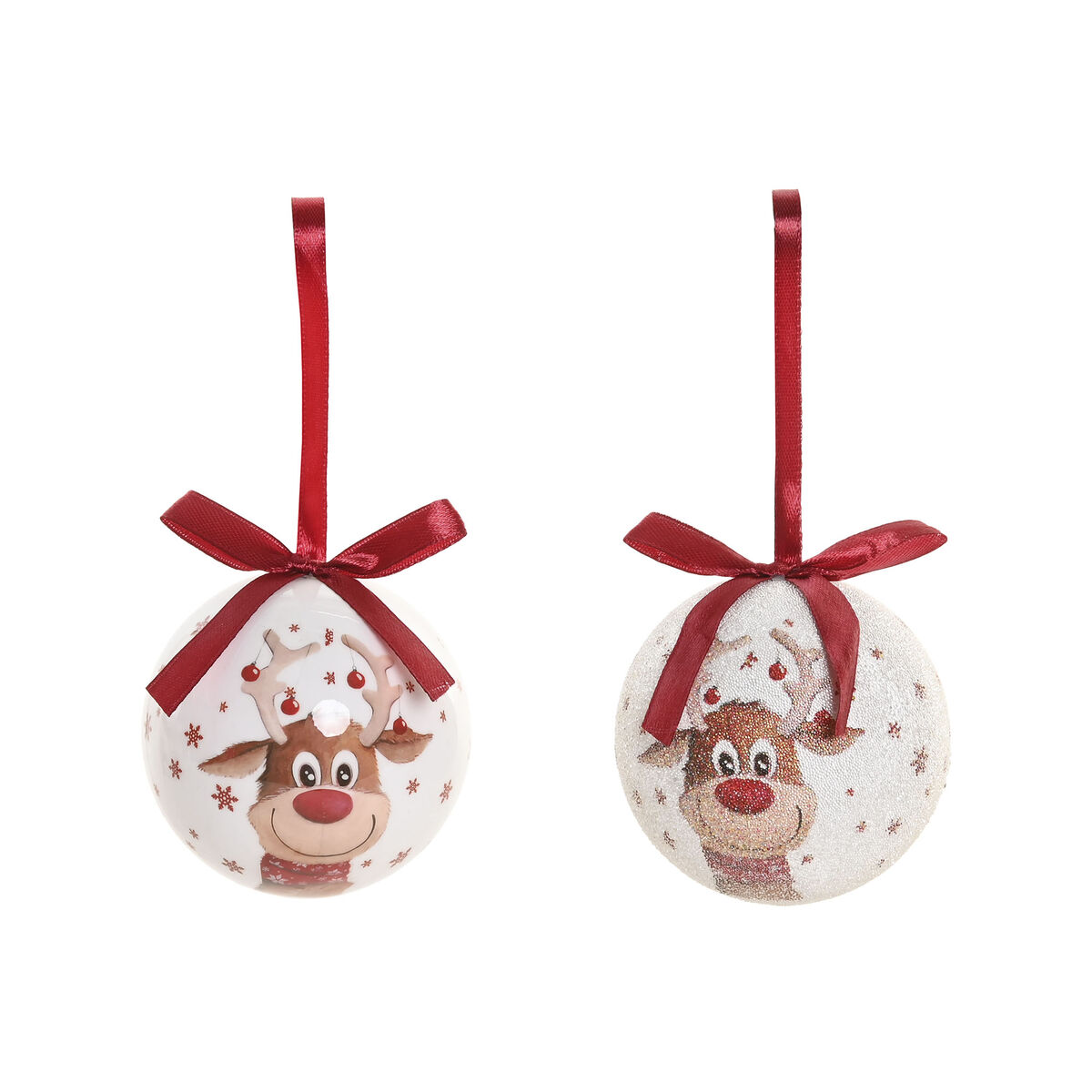Christmas Bauble Home ESPRIT Multicolour PVC (14 Pieces)