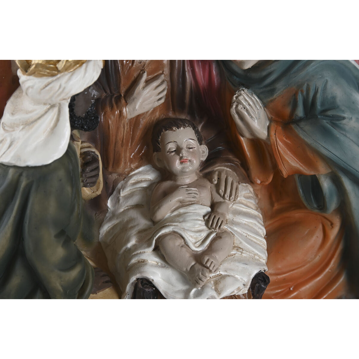 Christmas nativity set Home ESPRIT Multicolour Resin
