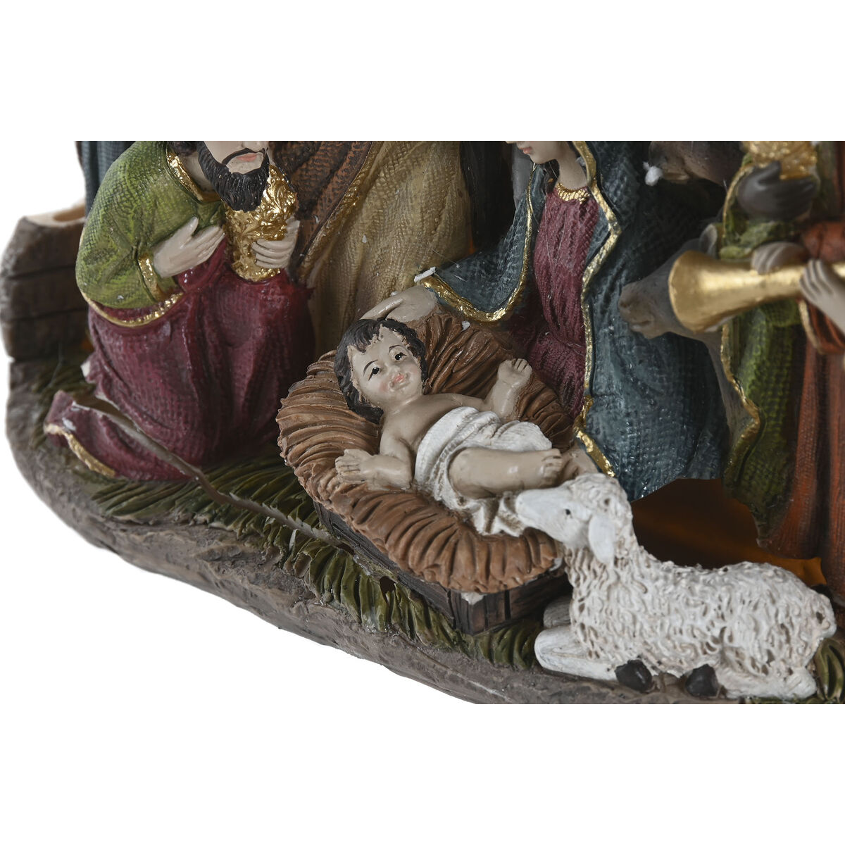 Christmas nativity set Home ESPRIT Multicolour Resin