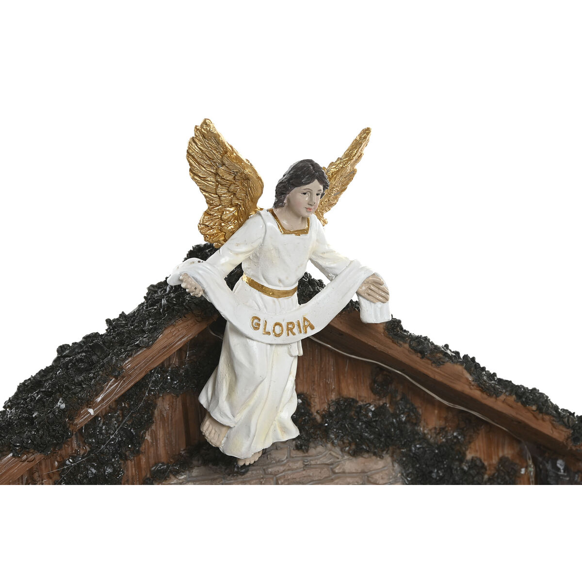 Christmas nativity set Home ESPRIT Multicolour Resin