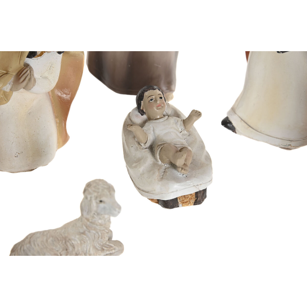 Christmas nativity set Home ESPRIT Multicolour Resin