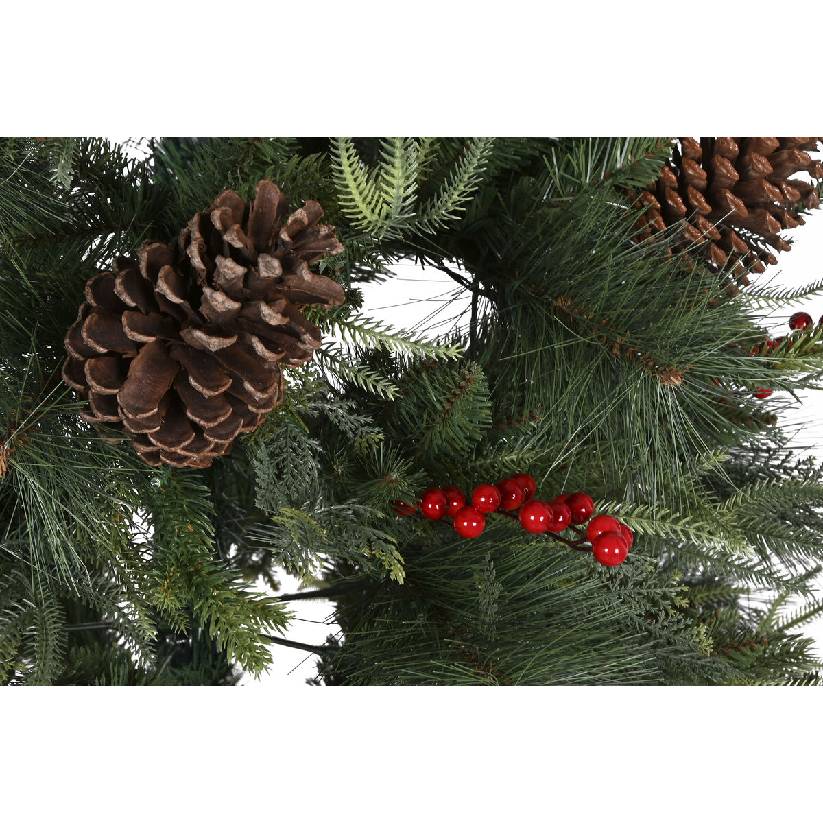 Christmas Tree Home ESPRIT Red Green PVC 120 x 120 x 210 cm
