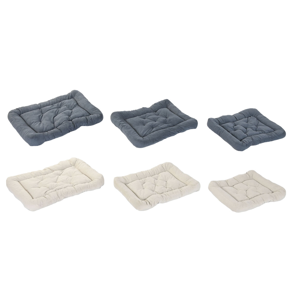 Pet bed Home ESPRIT Beige Grey Cream Dark grey 72 X 60 X 9 CM 2 Units Pet bed Home ESPRIT Beige Grey Cream Dark grey 72 X 60 X 9 CM 2 Units