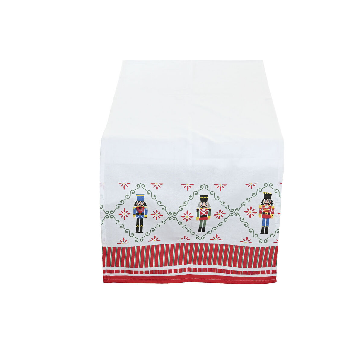 Table Runner Home ESPRIT Red Green Beige 50 x 150 x 0,2 cm