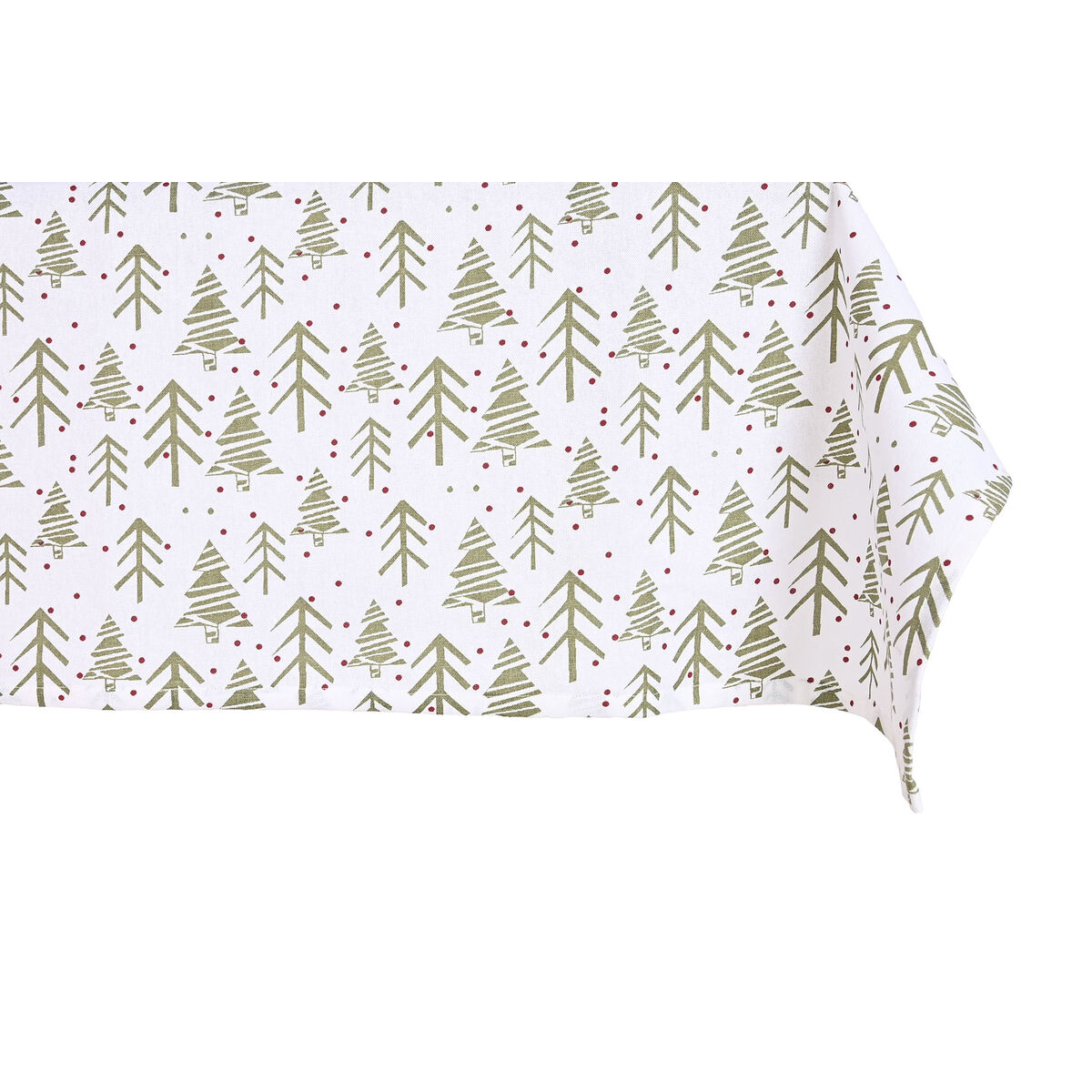 Stain-proof resined tablecloth Home ESPRIT White Green Beige (5 Pieces)