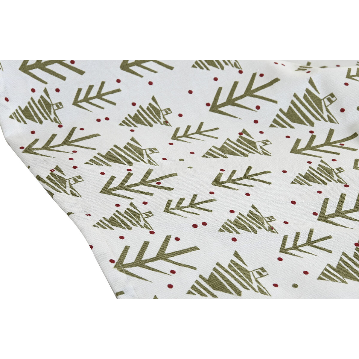 Table Runner Home ESPRIT White Green Beige 50 x 150 x 0,2 cm
