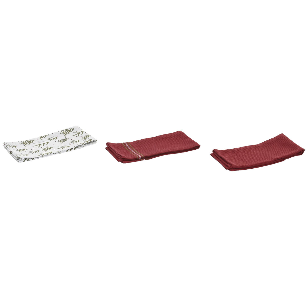 Kitchen Cloth Home ESPRIT Red Green Beige Tree 60 X 0,2 X 40 CM
