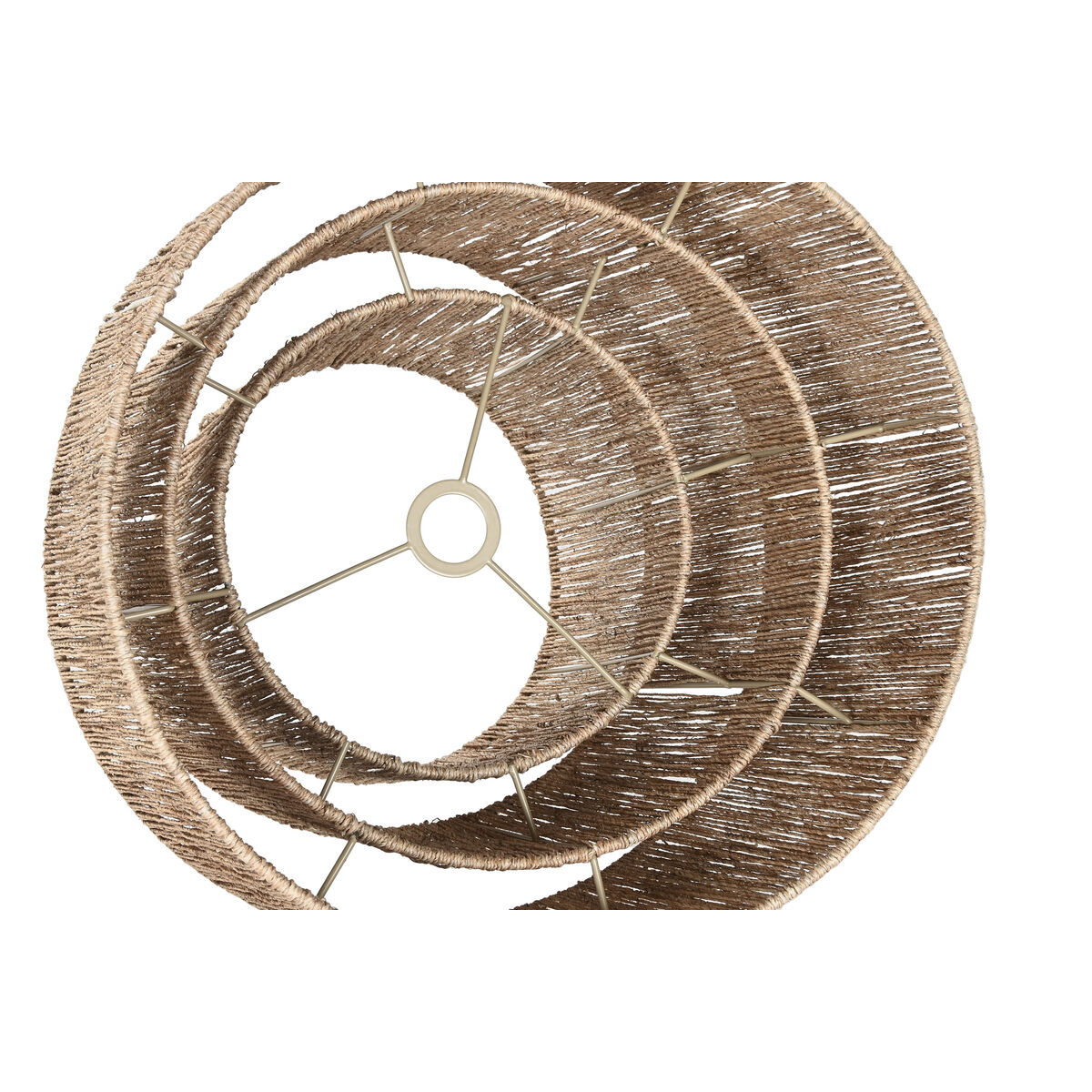 Ceiling Light Home ESPRIT Brown Metal Rope 50 x 50 x 50 cm
