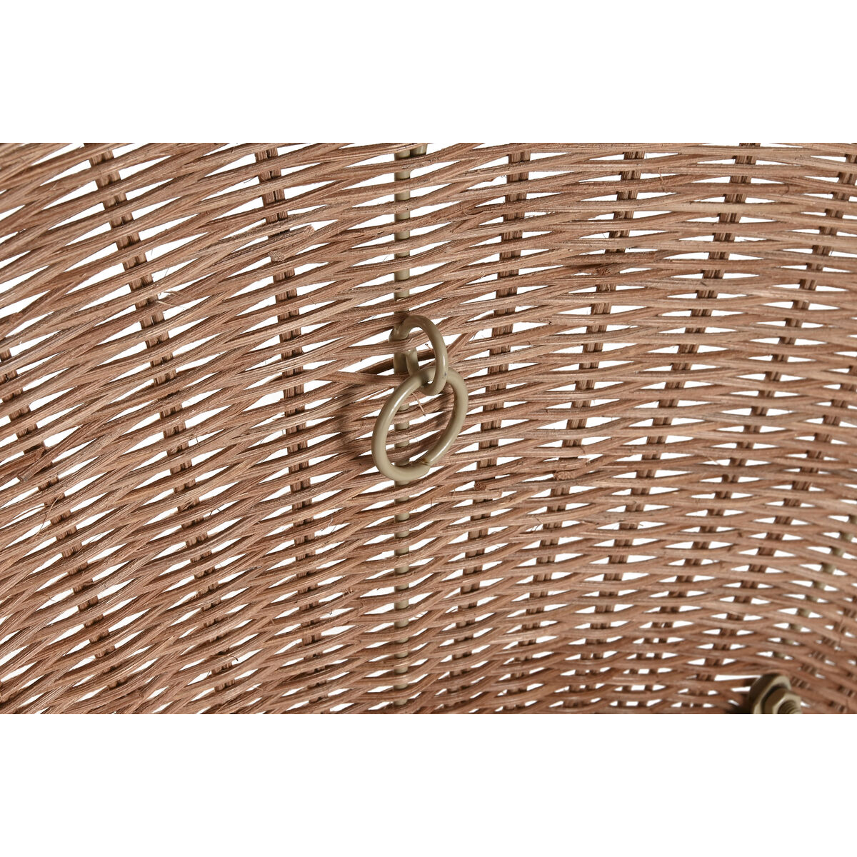Wall mirror Home ESPRIT Brown Natural Tropical 98 x 1 x 98 cm