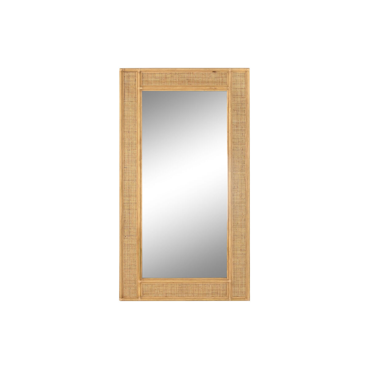 Wall mirror Home ESPRIT Light brown Natural Tropical