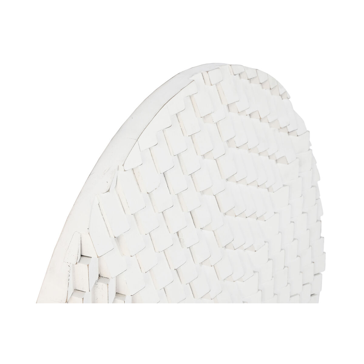 Decorative Figure Home ESPRIT White Modern 90 x 4 x 90 cm