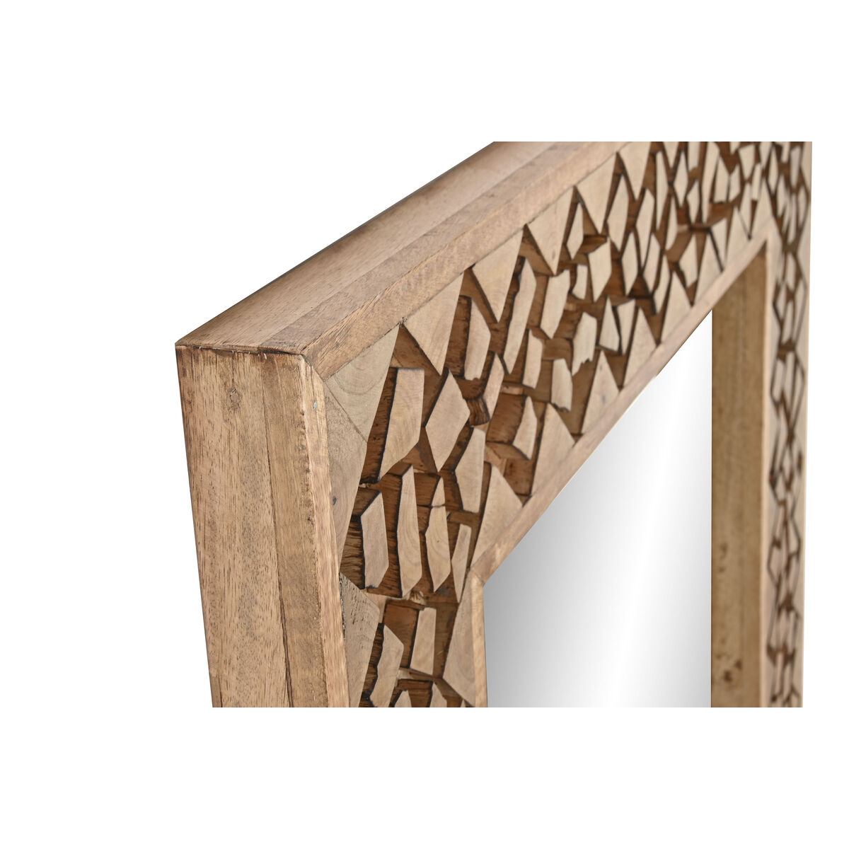 Wall mirror Home ESPRIT Natural Modern Trunks 91 X 5 X 183,5 CM