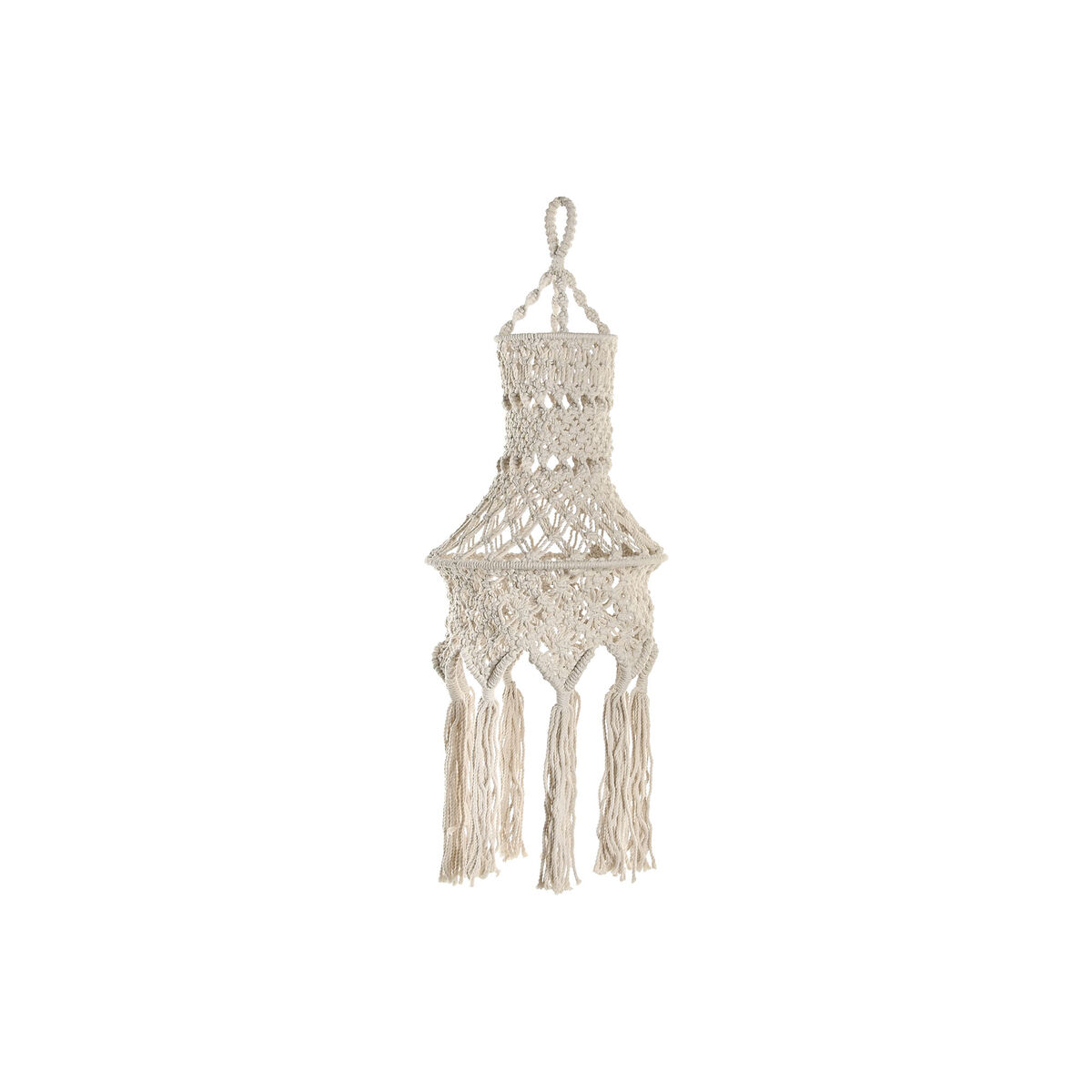 Lamp Shade Home ESPRIT Macrame Urban 30 x 30 x 30 cm