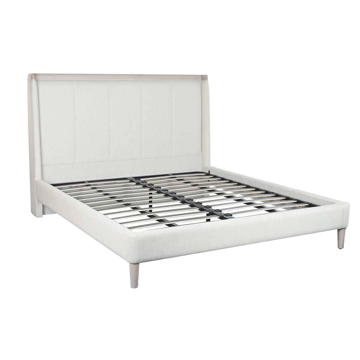 Bed Home ESPRIT Light grey 196 x 223 x 135 cm Bed Home ESPRIT Light grey 196 x 223 x 135 cm