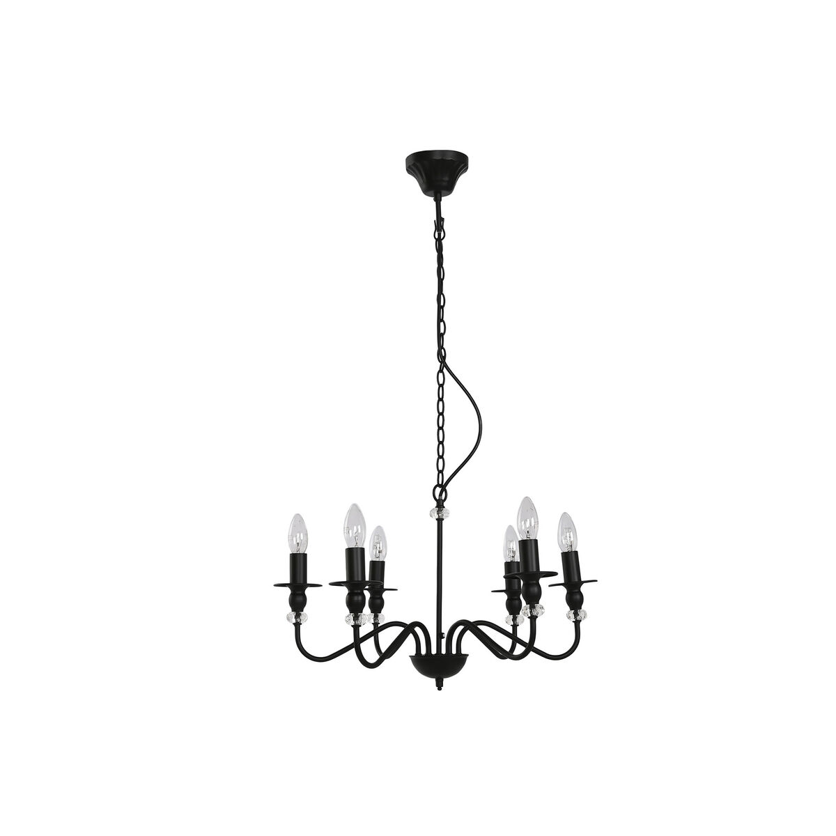 Ceiling Light Home ESPRIT Black Metal 25 W 54 x 54 x 46 cm