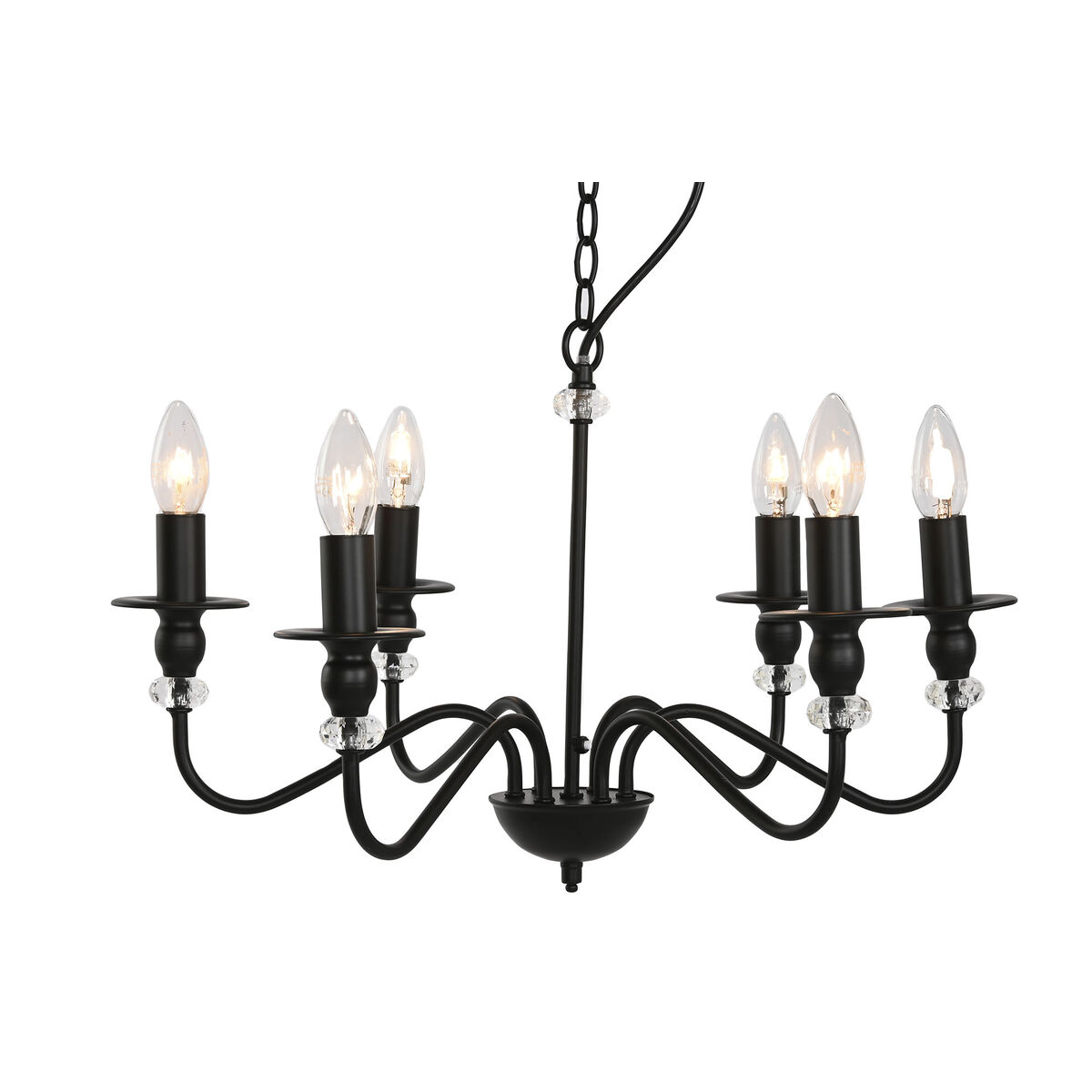 Ceiling Light Home ESPRIT Black Metal 25 W 54 x 54 x 46 cm