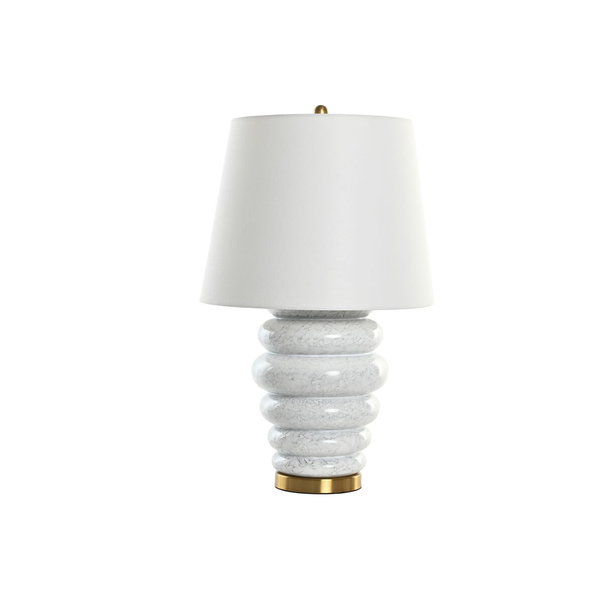 Desk lamp Home ESPRIT White Golden 50 W 220 V